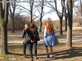 Redheads are majority vehement of all pick up chicks, have u heard about this? I have, but I can't just trust people out of assuring myself. So I thought it would be wonderful to get some redhead beauty picked up and discover out how good that hottie was at sex. And filming that experience would be even more excellent. From all young beautiful cuties I met this day I picked the one with bright red hair and paid her so that we could discharge outdoor sex episode somewhere in the forest. Sex in a public place is always more excellent ...